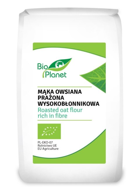 MĄKA OWSIANA PRAŻONA WYSOKOBŁONNIKOWA BIO 300 g - BIO PLANET MĄKA OWSIANA PRAŻONA WYSOKOBŁONNIKOWA BIO 300 g - BIO PLANET