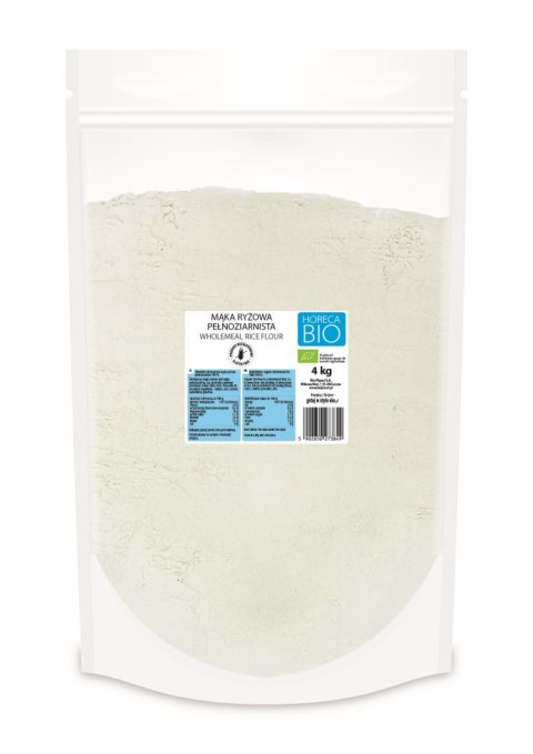 MĄKA RYŻOWA PEŁNOZIARNISTA BEZGLUTENOWA BIO 4 kg - HORECA (BIOPLANET) MĄKA RYŻOWA PEŁNOZIARNISTA BEZGLUTENOWA BIO 4 kg - HORECA (BIOPLANET)