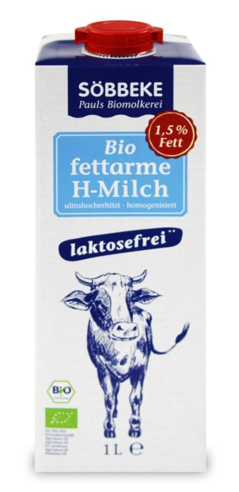 MLEKO BEZ LAKTOZY (1,5 % TŁUSZCZU) BIO 1 L - SOBBEKE MLEKO BEZ LAKTOZY (1,5 % TŁUSZCZU) BIO 1 L - SOBBEKE