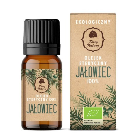 OLEJEK ETERYCZNY JAŁOWIEC BIO 10 ml - DARY NATURY OLEJEK ETERYCZNY JAŁOWIEC BIO 10 ml - DARY NATURY