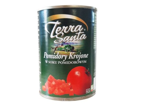 WŁOSKIE POMIDORY CIĘTE BEZ SKÓRKI 400G TERRA SANTA