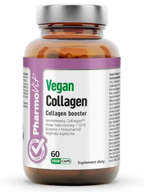 COLLAGEN BOOSTER VEGAN BEZGLUTENOWY 60 KAPSUŁEK - PHARMOVIT (CLEAN LABEL) COLLAGEN BOOSTER VEGAN BEZGLUTENOWY 60 KAPSUŁEK - PHARMOVIT (CLEAN LABEL)