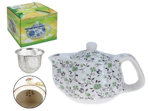 Czajnik ceramiczny z zaparzaczem Czajnik ceramiczny z zaparzaczem