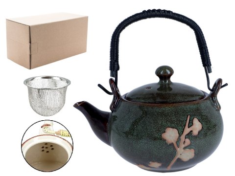 Czajnik ceramiczny z zaparzaczem Czajnik ceramiczny z zaparzaczem