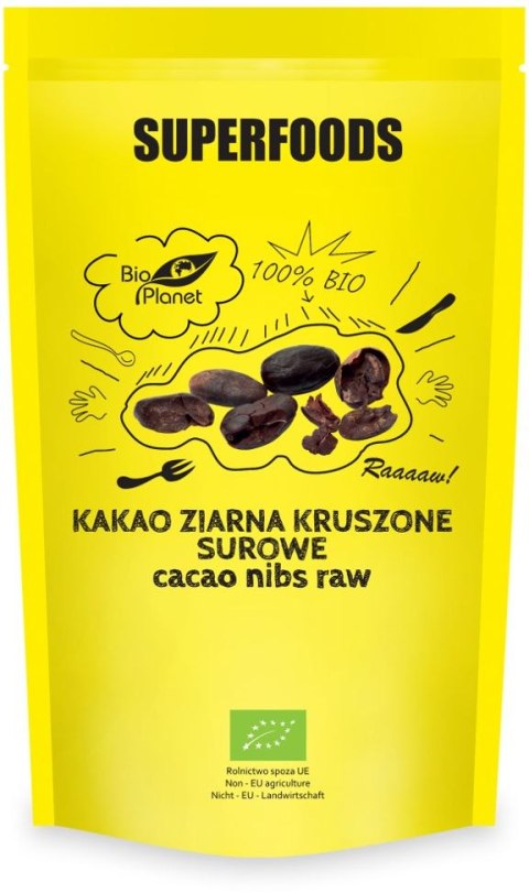 KAKAO ZIARNA KRUSZONE SUROWE BIO 250 g - BIO PLANET KAKAO ZIARNA KRUSZONE SUROWE BIO 250 g - BIO PLANET