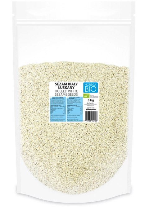 SEZAM BIAŁY ŁUSKANY BIO 3 kg - HORECA (BIO PLANET) SEZAM BIAŁY ŁUSKANY BIO 3 kg - HORECA (BIO PLANET)