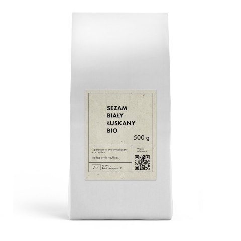 SEZAM BIAŁY ŁUSKANY BIO 500 g - THE PLANET SEZAM BIAŁY ŁUSKANY BIO 500 g - THE PLANET
