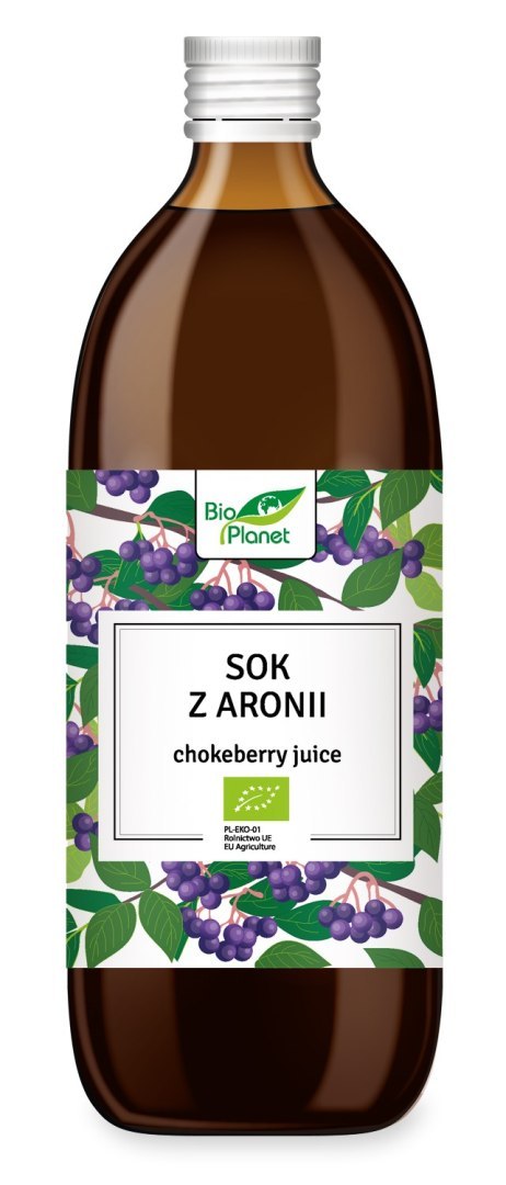 SOK Z ARONII NFC BIO 500 ml - BIO PLANET SOK Z ARONII NFC BIO 500 ml - BIO PLANET