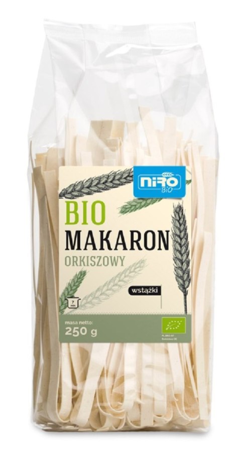 MAKARON (ORKISZOWY) WSTĄŻKI BIO 250 g - NIRO MAKARON (ORKISZOWY) WSTĄŻKI BIO 250 g - NIRO