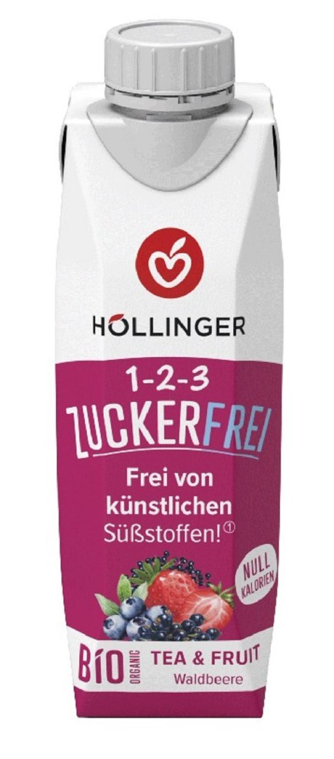 NAPÓJ O SMAKU OWOCÓW LEŚNYCH BEZ CUKRU BIO 300 ml - HOLLINGER