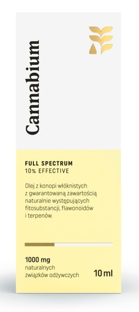 OLEJ Z KONOPI EFFECTIVE 10 % 10 ml - CANNABIUM OLEJ Z KONOPI EFFECTIVE 10 % 10 ml - CANNABIUM