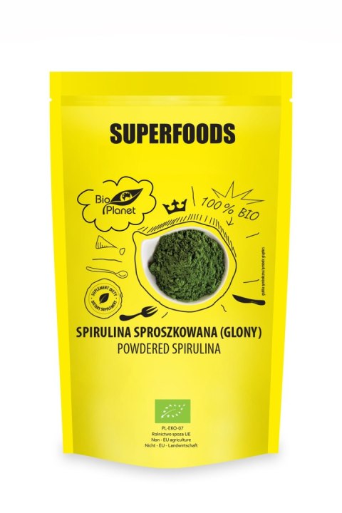 SPIRULINA SPROSZKOWANA BIO 200 g - BIO PLANET SPIRULINA SPROSZKOWANA BIO 200 g - BIO PLANET