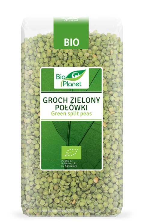 GROCH ZIELONY POŁÓWKI BIO 500 g - BIO PLANET GROCH ZIELONY POŁÓWKI BIO 500 g - BIO PLANET