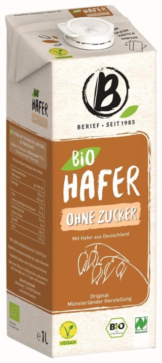 NAPÓJ OWSIANY BEZ CUKRU BIO 1 L - BERIEF