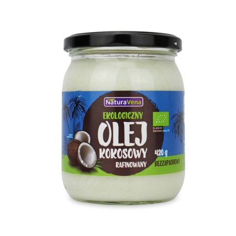 OLEJ KOKOSOWY BEZWONNY BIO 465 ml - NATURAVENA OLEJ KOKOSOWY BEZWONNY BIO 465 ml - NATURAVENA