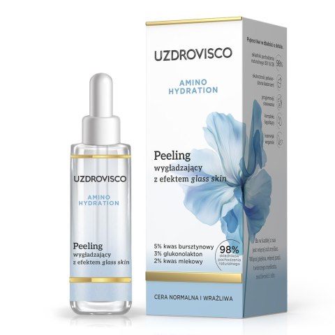 PEELING DO TWARZY WYGŁADZAJĄCY Z EFEKTEM GLASS SKIN 30 ml - UZDROVISCO (AMINO HYDRATION) PEELING DO TWARZY WYGŁADZAJĄCY Z EFEKTEM GLASS SKIN 30 ml - UZDROVISCO (AMINO HYDRATION)