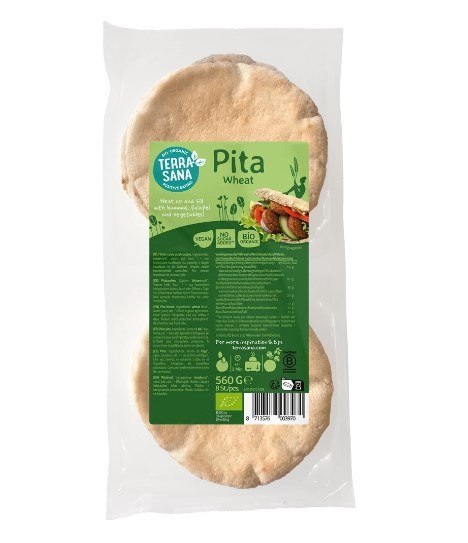 CHLEB PITA BIO 560 g - TERRASANA CHLEB PITA BIO 560 g - TERRASANA