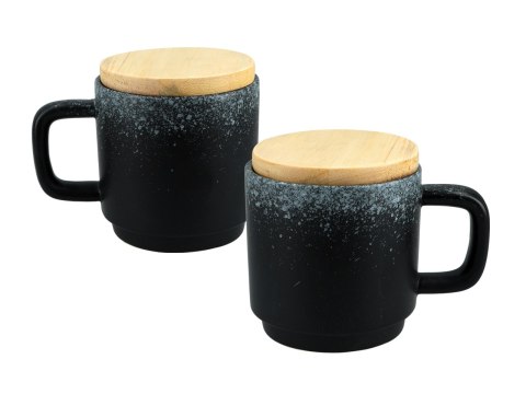 Kubek ceramiczny z przykrywką