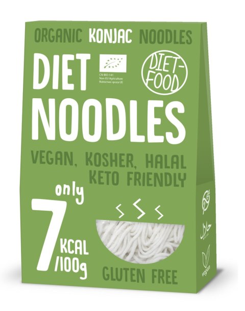 MAKARON (KONJAC) BEZGLUTENOWY BIO 385 g (300 g) - DIET-FOOD MAKARON (KONJAC) BEZGLUTENOWY BIO 385 g (300 g) - DIET-FOOD