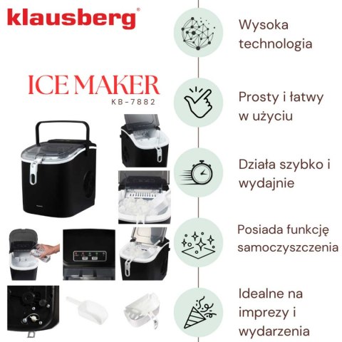 AUTOMATYCZNA KOSTKARKA DO LODU 1,2L 100W KLAUSBERG KB-7882 AUTOMATYCZNA KOSTKARKA DO LODU 1,2L 100W KLAUSBERG KB-7882