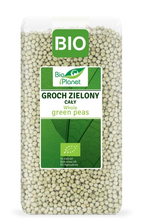 GROCH ZIELONY CAŁY BIO 500 g - BIO PLANET GROCH ZIELONY CAŁY BIO 500 g - BIO PLANET
