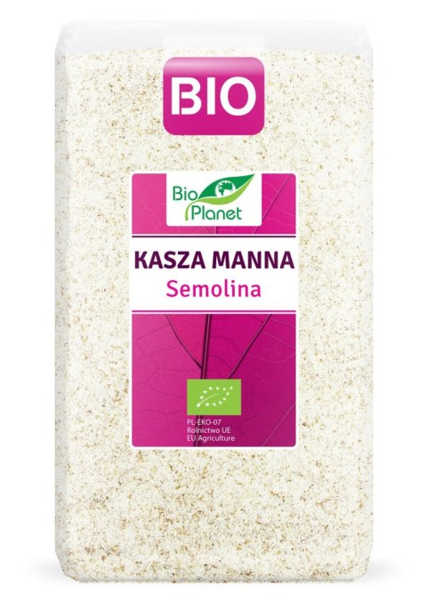 KASZA MANNA BIO 1 kg - BIO PLANET KASZA MANNA BIO 1 kg - BIO PLANET