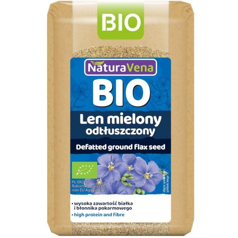 LEN MIELONY ODTŁUSZCZONY BIO 200 g - NATURAVENA LEN MIELONY ODTŁUSZCZONY BIO 200 g - NATURAVENA