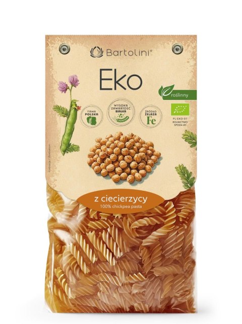 MAKARON PROTEINOWY (Z CIECIERZYCY) ŚWIDERKI BIO 250 g - BARTOLINI MAKARON PROTEINOWY (Z CIECIERZYCY) ŚWIDERKI BIO 250 g - BARTOLINI