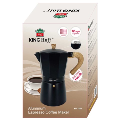 KAWIARKA ZAPARZACZ DO KAWY 600ml KINGHOFF KH-1888 INDUKCJA KAWIARKA ZAPARZACZ DO KAWY 600ml KINGHOFF KH-1888 INDUKCJA