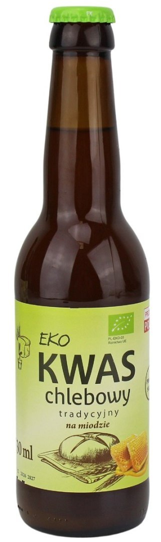 KWAS CHLEBOWY TRADYCYJNY NA MIODZIE BIO 330 ml - EKO NATURA KWAS CHLEBOWY TRADYCYJNY NA MIODZIE BIO 330 ml - EKO NATURA