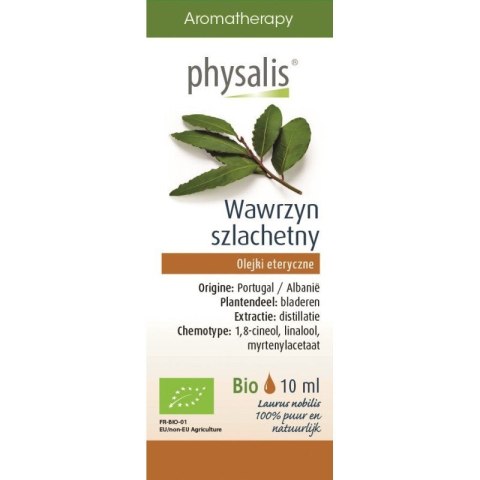 OLEJEK ETERYCZNY WAWRZYN SZLACHETNY BIO 10 ml - PHYSALIS OLEJEK ETERYCZNY WAWRZYN SZLACHETNY BIO 10 ml - PHYSALIS