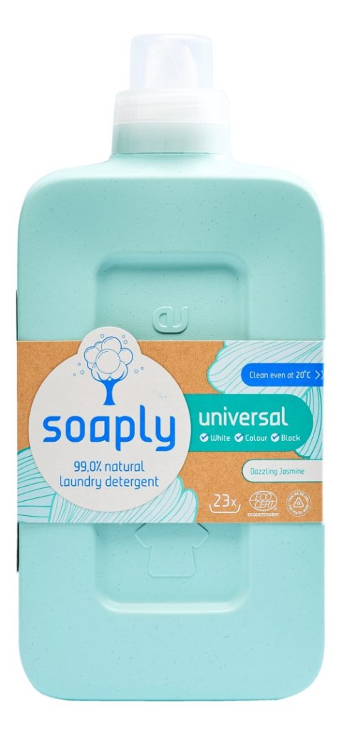 PŁYN DO PRANIA UNIWERSALNY JAŚMIN ECO 1 L (23 PRANIA) - SOAPLY PŁYN DO PRANIA UNIWERSALNY JAŚMIN ECO 1 L (23 PRANIA) - SOAPLY