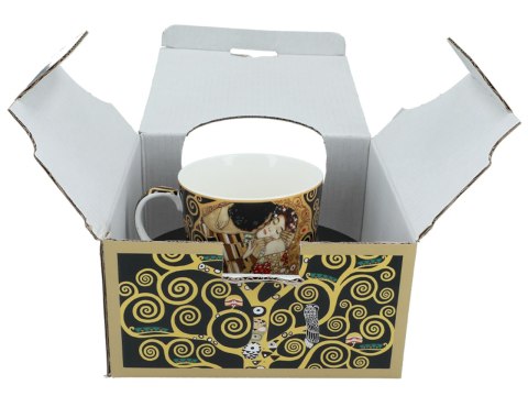 Filiżanka ze spodkiem - G. Klimt, Pocałunek (CARMANI)