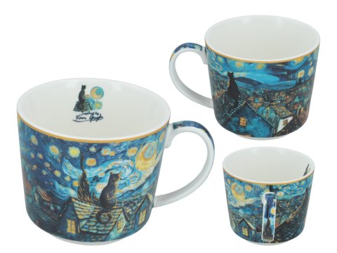 Filiżanka ze spodkiem - Inspirowana malarstwem V. van Gogh (CARMANI)