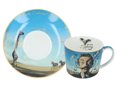 Filiżanka ze spodkiem - inspirowana malarstwem S. Dali (CARMANI)