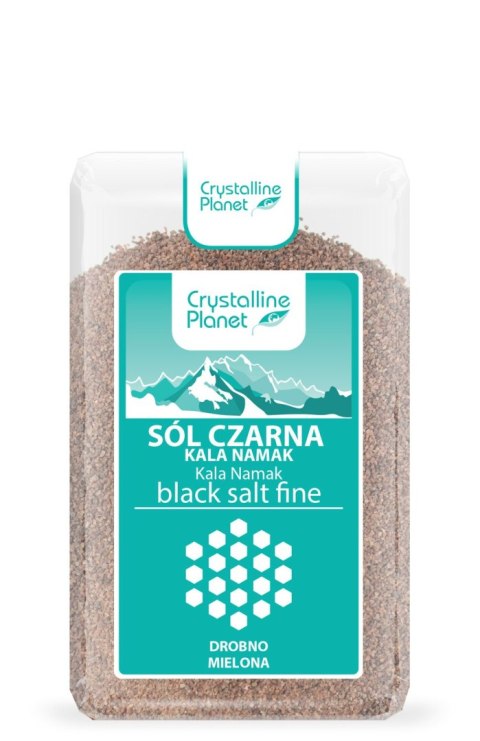 SÓL CZARNA KALA NAMAK DROBNO MIELONA 600 g - CRYSTALLINE PLANET SÓL CZARNA KALA NAMAK DROBNO MIELONA 600 g - CRYSTALLINE PLANET