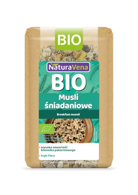 MUSLI ŚNIADANIOWE BIO 300 g - NATURAVENA MUSLI ŚNIADANIOWE BIO 300 g - NATURAVENA