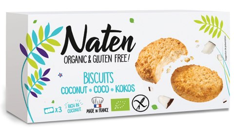 CIASTKA KOKOSOWE BEZGLUTENOWE BIO 150 g - NATEN CIASTKA KOKOSOWE BEZGLUTENOWE BIO 150 g - NATEN
