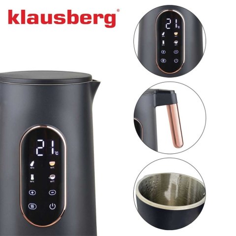 CZAJNIK ELEKTRYCZNY 1,7L KLAUSBERG KB-7892 LED REGULACJA TEMPERATURY CZAJNIK ELEKTRYCZNY 1,7L KLAUSBERG KB-7892 LED REGULACJA TEMPERATURY
