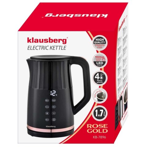 CZAJNIK ELEKTRYCZNY 1,7L KLAUSBERG KB-7896 LED REGULACJA TEMPERATURY CZAJNIK ELEKTRYCZNY 1,7L KLAUSBERG KB-7896 LED REGULACJA TEMPERATURY
