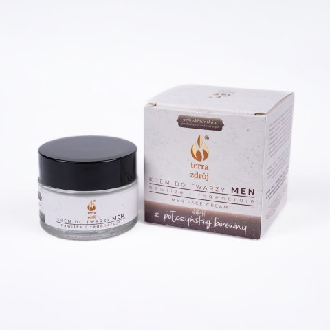 KREM DO TWARZY DLA MĘŻCZYZN NAWILŻAJĄCO - REGENERUJĄCY 50 ml - TERRA ZDRÓJ (SERIA BOROWINOWA) KREM DO TWARZY DLA MĘŻCZYZN NAWILŻAJĄCO - REGENERUJĄCY 50 ml - TERRA ZDRÓJ (SERIA BOROWINOWA)