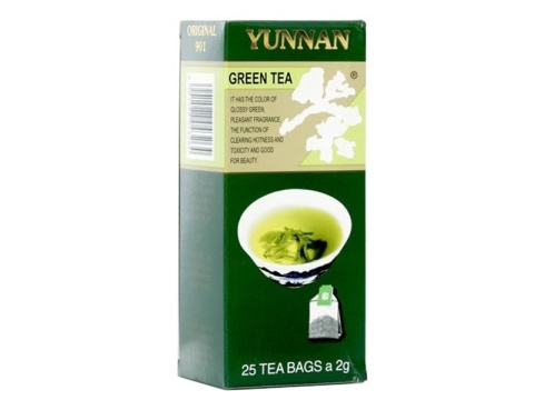 HERBATA ZIELONA TOREBKI 25X2G YUNNAN TEA HERBATA ZIELONA TOREBKI 25X2G YUNNAN TEA