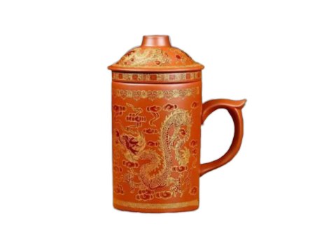 Kubek z zaparzaczem i przykrywką /smok/