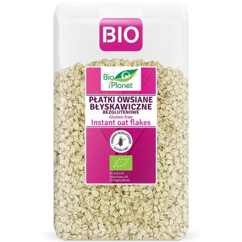 PŁATKI OWSIANE BŁYSKAWICZNE BEZGLUTENOWE BIO 600 g - BIO PLANET PŁATKI OWSIANE BŁYSKAWICZNE BEZGLUTENOWE BIO 600 g - BIO PLANET