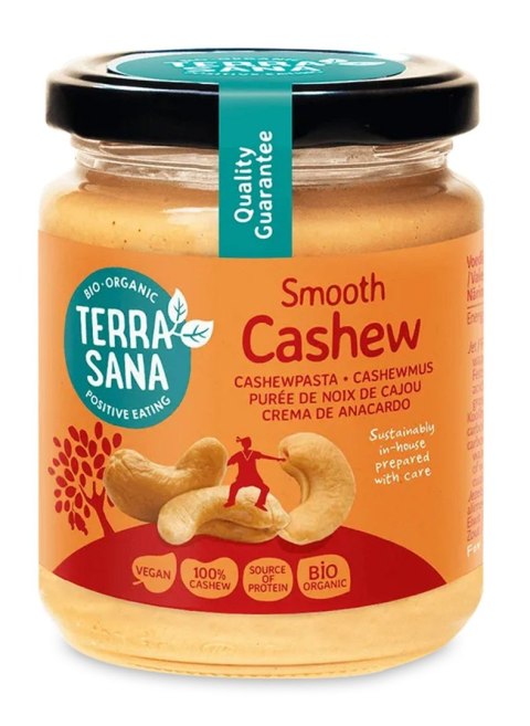 KREM Z ORZECHÓW NERKOWCA PRAŻONYCH 100 % BIO 250 g - TERRASANA KREM Z ORZECHÓW NERKOWCA PRAŻONYCH 100 % BIO 250 g - TERRASANA