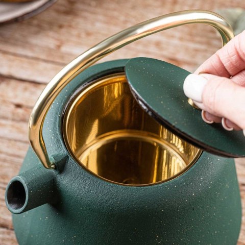 ZAPARZACZ ŻELIWNY IMBRYK 1L Z FILTREM KINGHOFF KH-1933