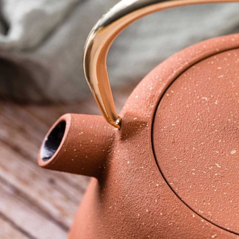 ZAPARZACZ ŻELIWNY IMBRYK 1L Z FILTREM KINGHOFF KH-1934