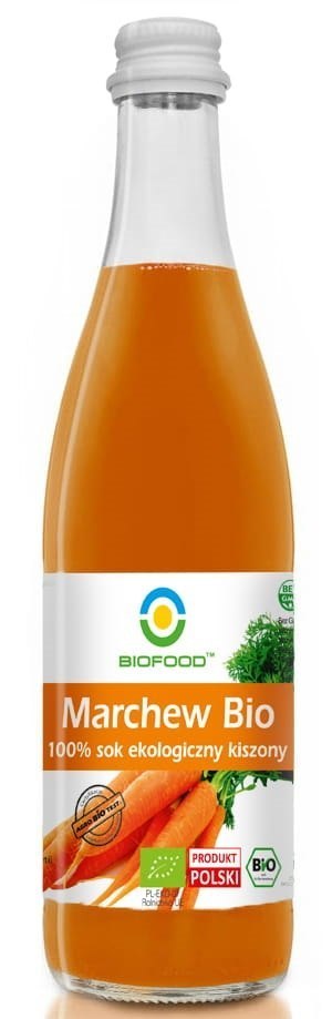 SOK Z MARCHWI KISZONEJ NFC BEZGLUTENOWY BIO 500 ml - BIOFOOD