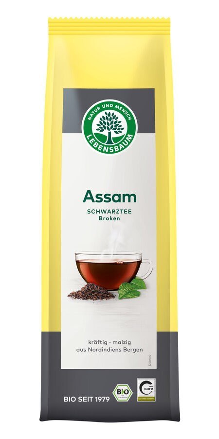 HERBATA CZARNA LIŚCIASTA ASSAM BIO 100 g - LEBENSBAUM