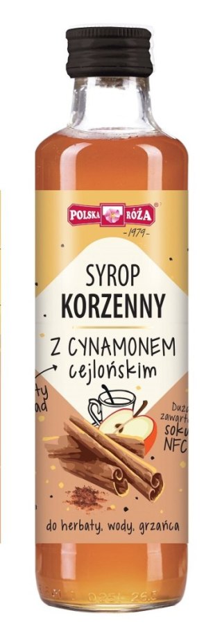 SYROP KORZENNY Z CYNAMONEM 250 ml - POLSKA RÓŻA
